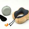 Slow Rebound Memory Foam U-Shape Neck Pillow for Travel