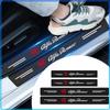 For Alfa Romeo 147 159 Giulietta Giulia Mito Spider Alpha Nheadrest 4Pcs Carbon Fiber Car Door Sill Protection Sticker Anti-scratch Refit