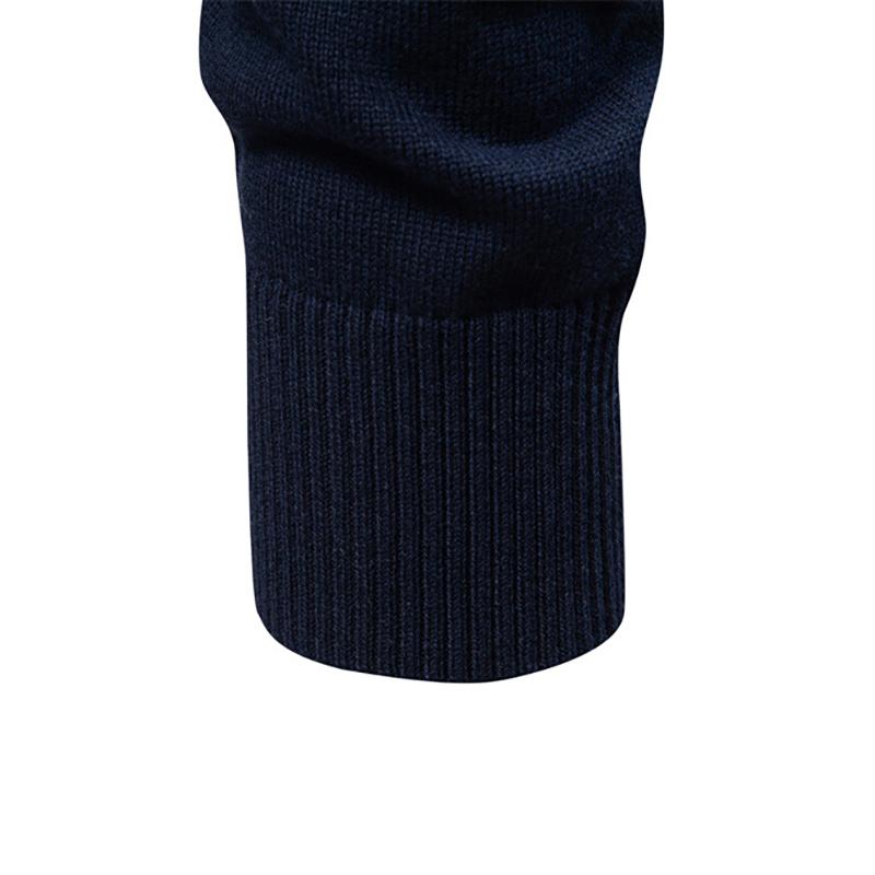 Polo Ralph Lauren 2025 Autumn/Winter Embroidery New Half Zipper Men's Stand Up Collar Cotton Sweater Business Casual Knitted Sweater