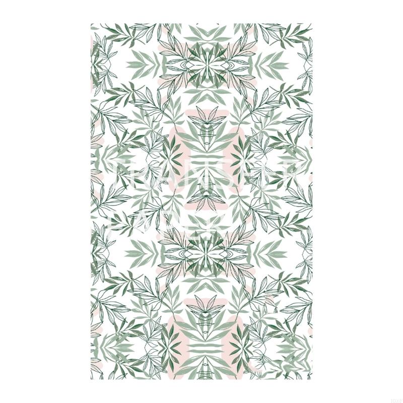 HX6F Artistic Clay Picture Transfers Delicate Earrings Designing Clay Transfer Paper with Floral Patterns