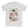 Ryu Streets Fighters T Shirts Men Pure Cotton Vintage T-Shirts Round Collar Game Tees Short Sleeve Clothing Plus Size
