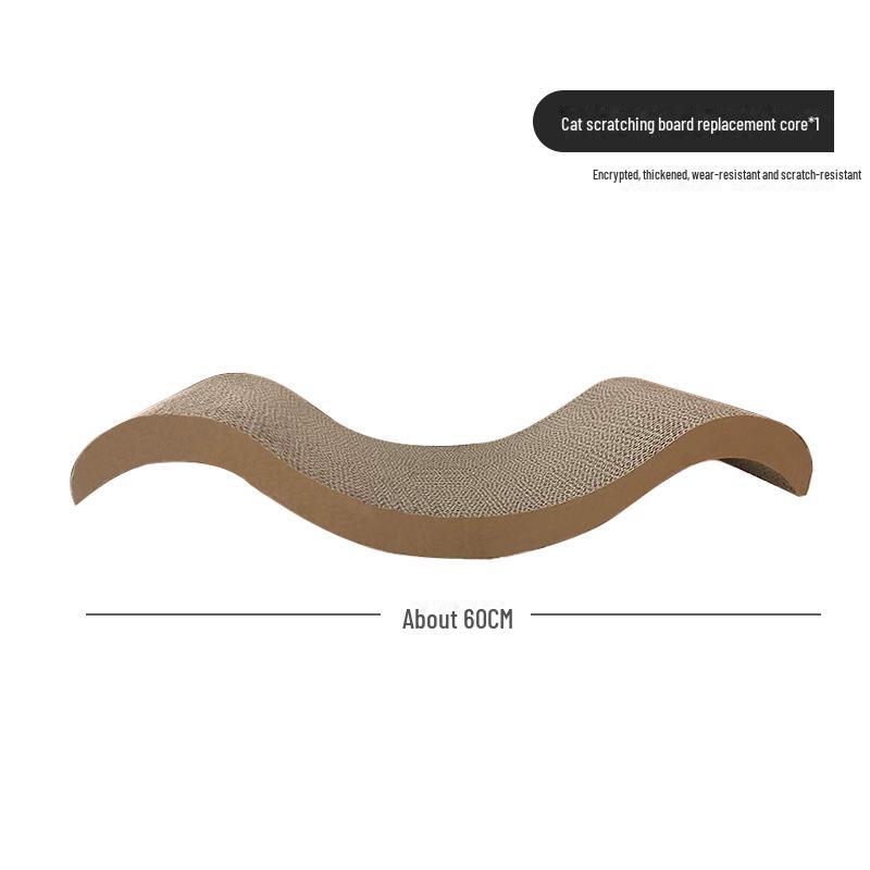 

Износостойкий U-образный диван для кошек и когтеточка Extra-large U-shape 60*24.5*23cm