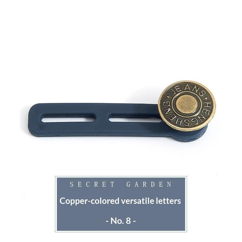 Jeans Button Extender Universal Pants Extender Button For Women Men Adjustable Elastic Waist Silicone Extender Buckle Set