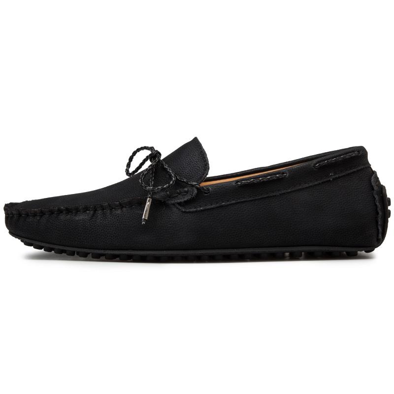 Men Casual Shoes Fashion Genuine Leather Shoes Soft Men Leisure Moccasins Slip on Men's Driving Shoes Lazy Shoe Handmade Flats