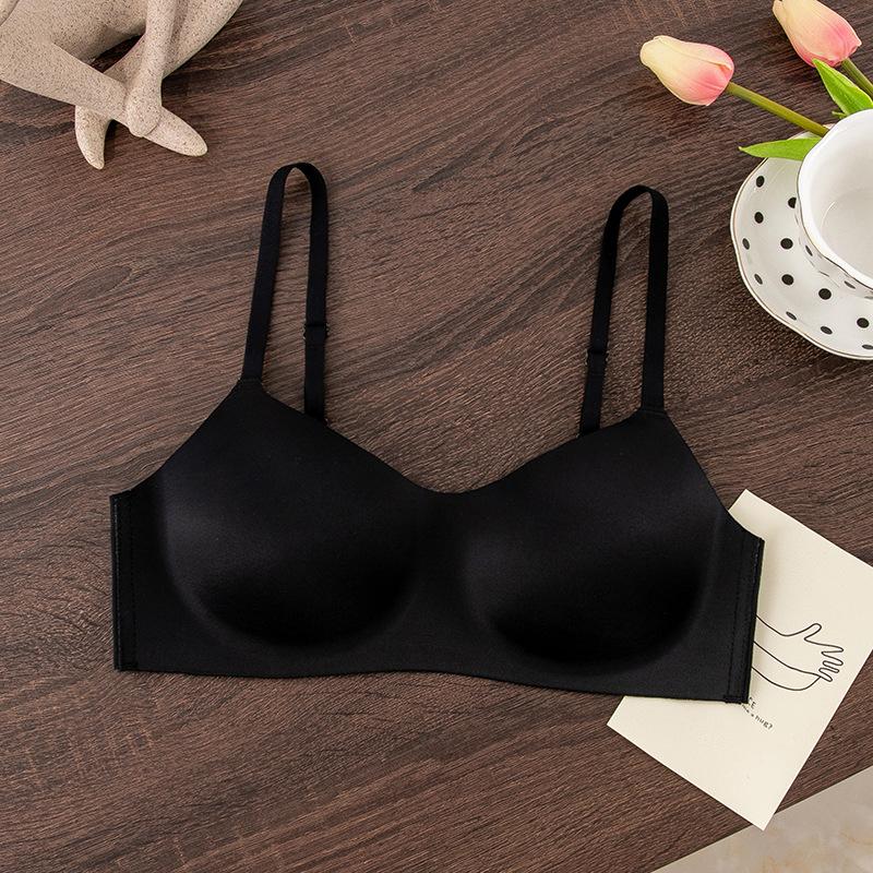 

smooth surface, no steel ring, one-piece thin cup, comfortable gathering, upper support, anti-sagging bra cover, foreign trade S/32 чёрный