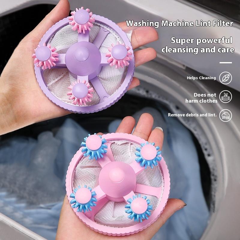 Washing Machine Filter Floating Hair Filtering Mesh Removal Laundry Hair Catcher Debris Bag Wash Ball