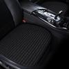 Grid Linen Backless Car Seat Cushion Set - Single, Square, Three-Piece, Four Seasons Universal