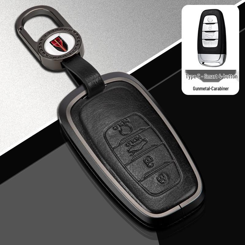 Premium Biao Che Zu Hongqi H5/HS7 Key Case for Men & Women – Full-Cover Protective Bag