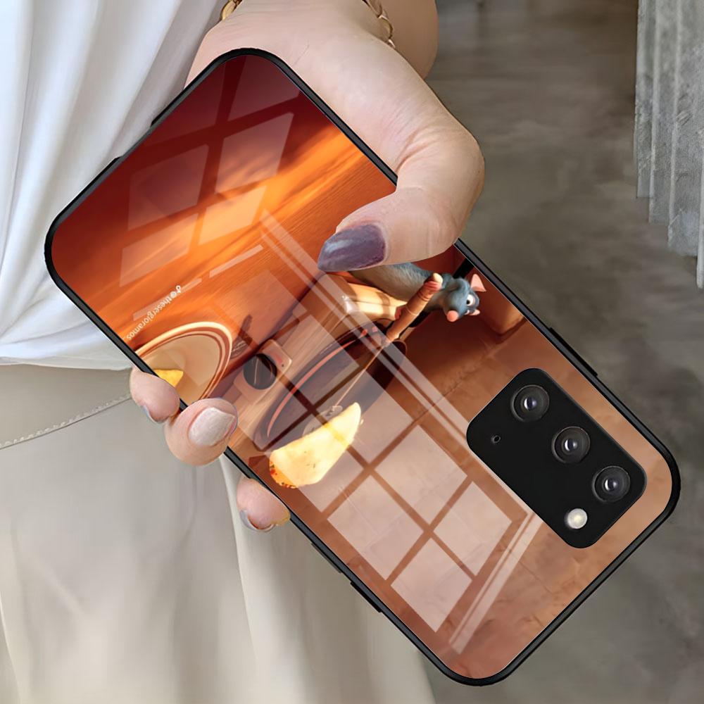 R-Remy R-Ratatouille Phone Case For Samsung S26 S25 S24 FE S23 S22 S21 Plus S20 Ultra Note20Ultra Black Glass Cover