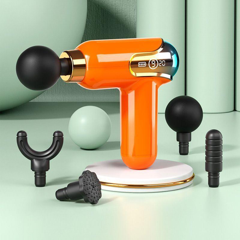 Masajator Compact Portabil Pistol Fascia Pistol de Masaj Percutant pentru Masajul Spatelui, Gâtului, Picioarelor și Taliei Masajator Muscular Profund pentru Bărbați și Femei