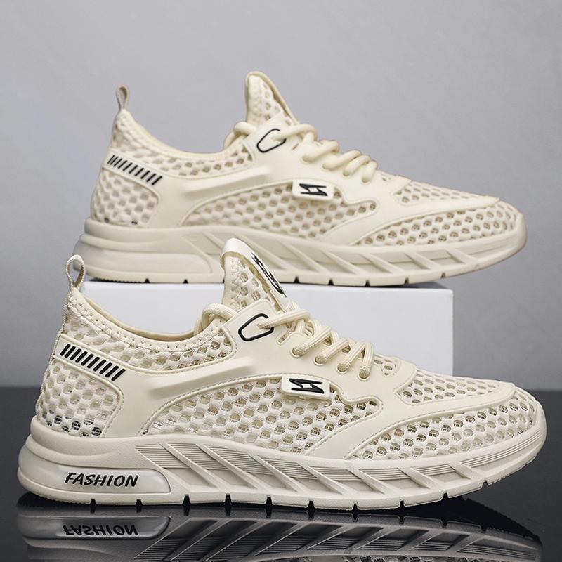 

YRZL Men s Walking Shoes Breathable Mesh Lightweight Anti Slip Soft Sole Men s Casual Athletic Footwear Comfortable Shoes 43