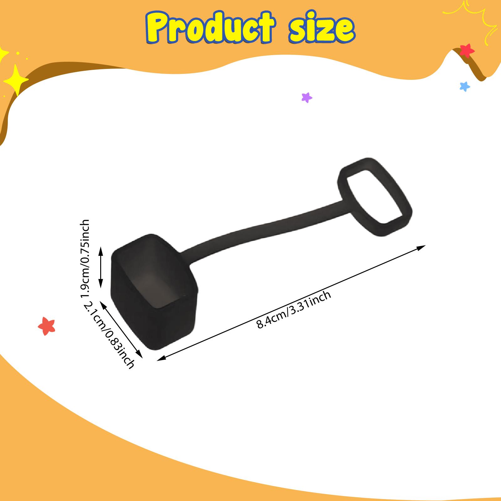 Kazoo Flute Mouth Dust Cover Portable Silicone Kazoo Mouthpiece Protection Cover Musical Instruments Accessories чёрный