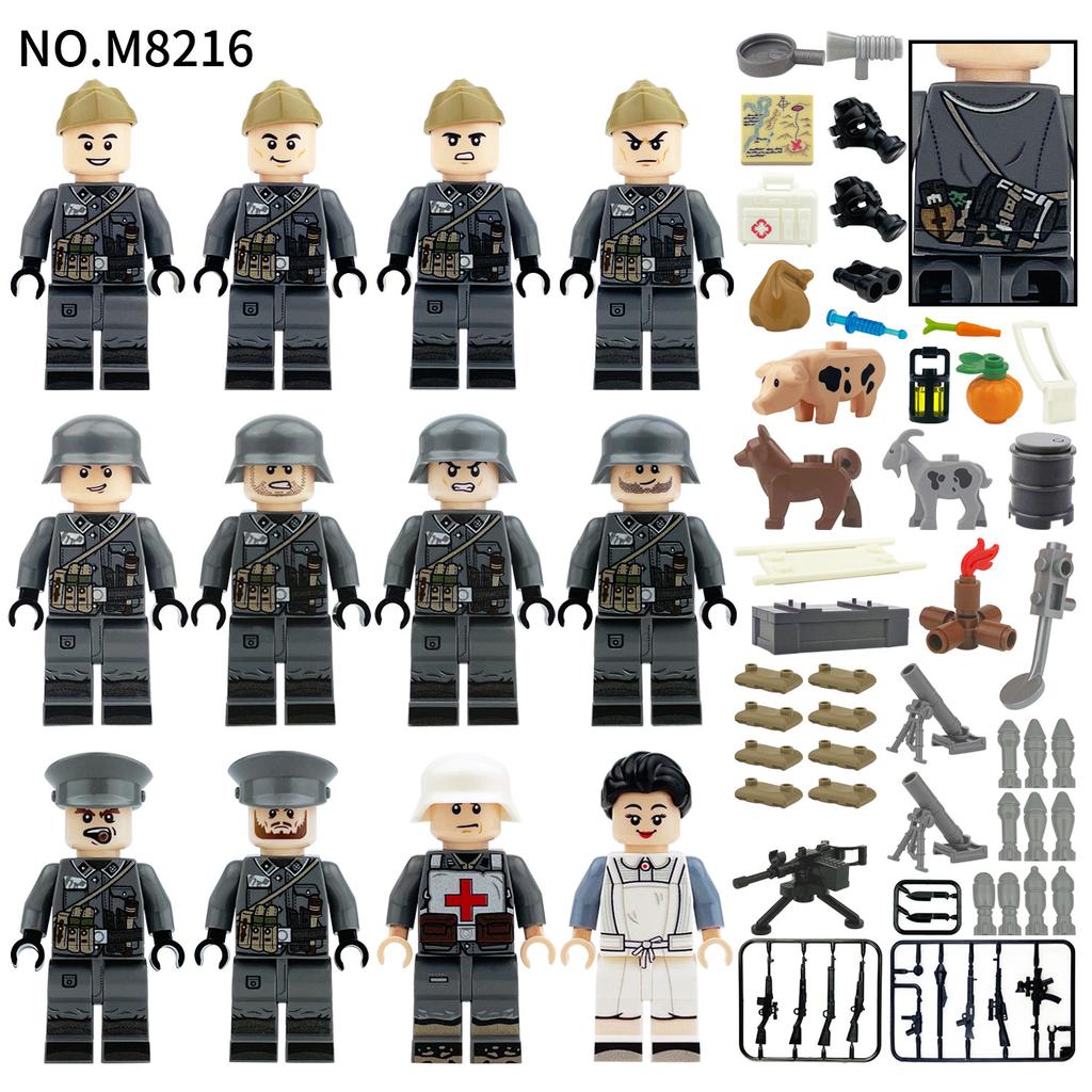 Military Series Battlefield Medical Team First Aid Medical Care Building Toys