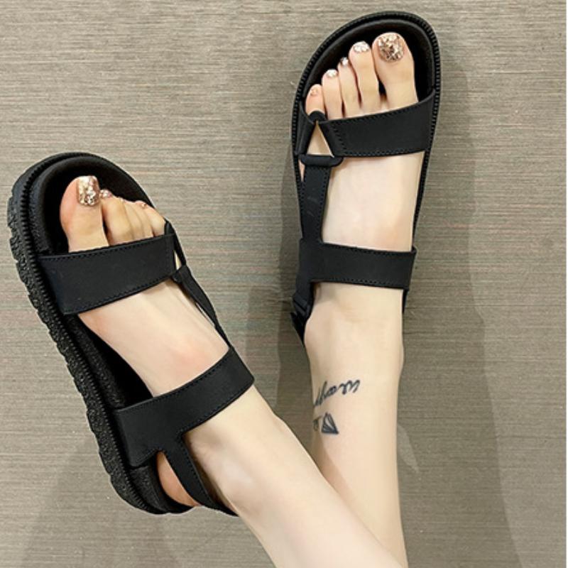 Klassische Damen Flache Freizeit Sandalen Elegant Schlichte Leichte Sandalen Outdoor Strand Walking Sandalen Schuhe für Damen Sandalias De Mujer