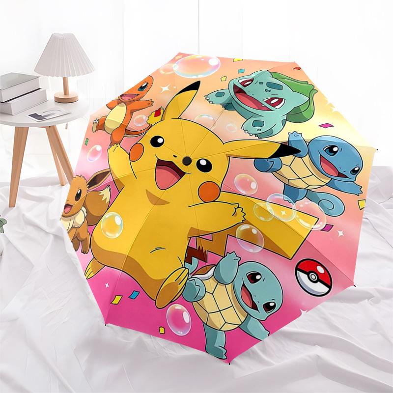 

1pc Stained Glass Design Automatic Opening Closing Umbrella with 3-Fold Design, Iron Frame, Outdoor Use, Perfect Gift for Fans, Travelers, Daily Use.K