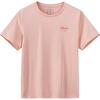Breathable Simple Round Neck Letter Fashion Short Sleeve T-Shirt Women Tops 162627115-3