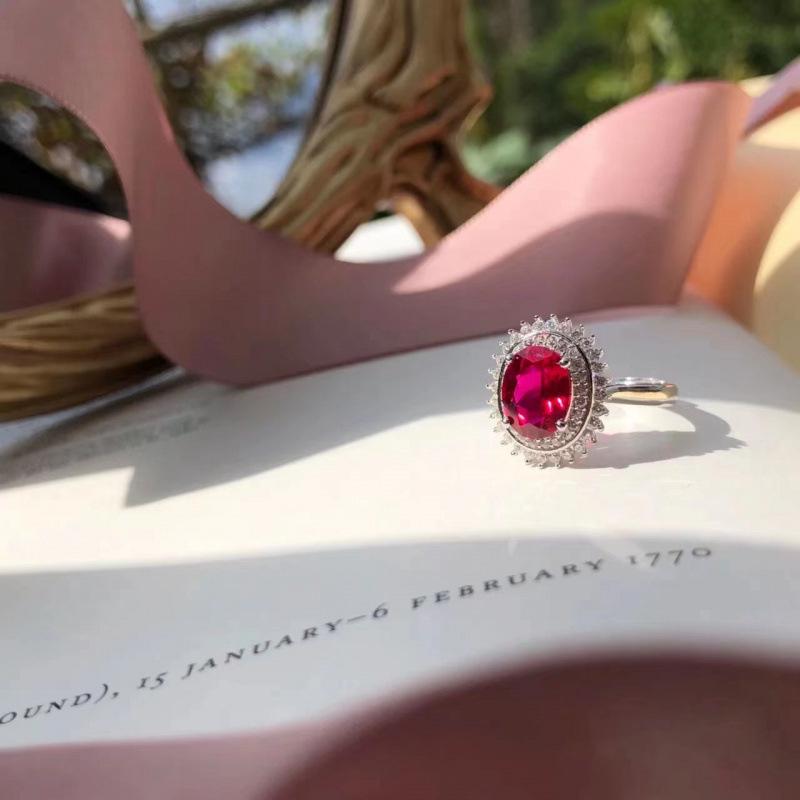 Elegant Gemstone Three-Piece Set: Earrings, Necklace, and Ring for Women – Chic and Trendy Design