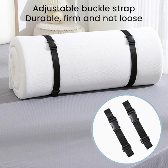 2Pcs Latex Mattress Bundling Belt Length Adjustable Quick Release Buckle Heavy Duty