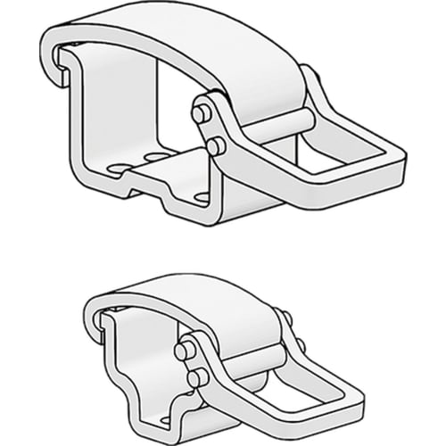 MJ Miniatures 1/35 Scale German Clamp Set, Late Model, Single-Use, Plastic Model Parts, MJEZ35037