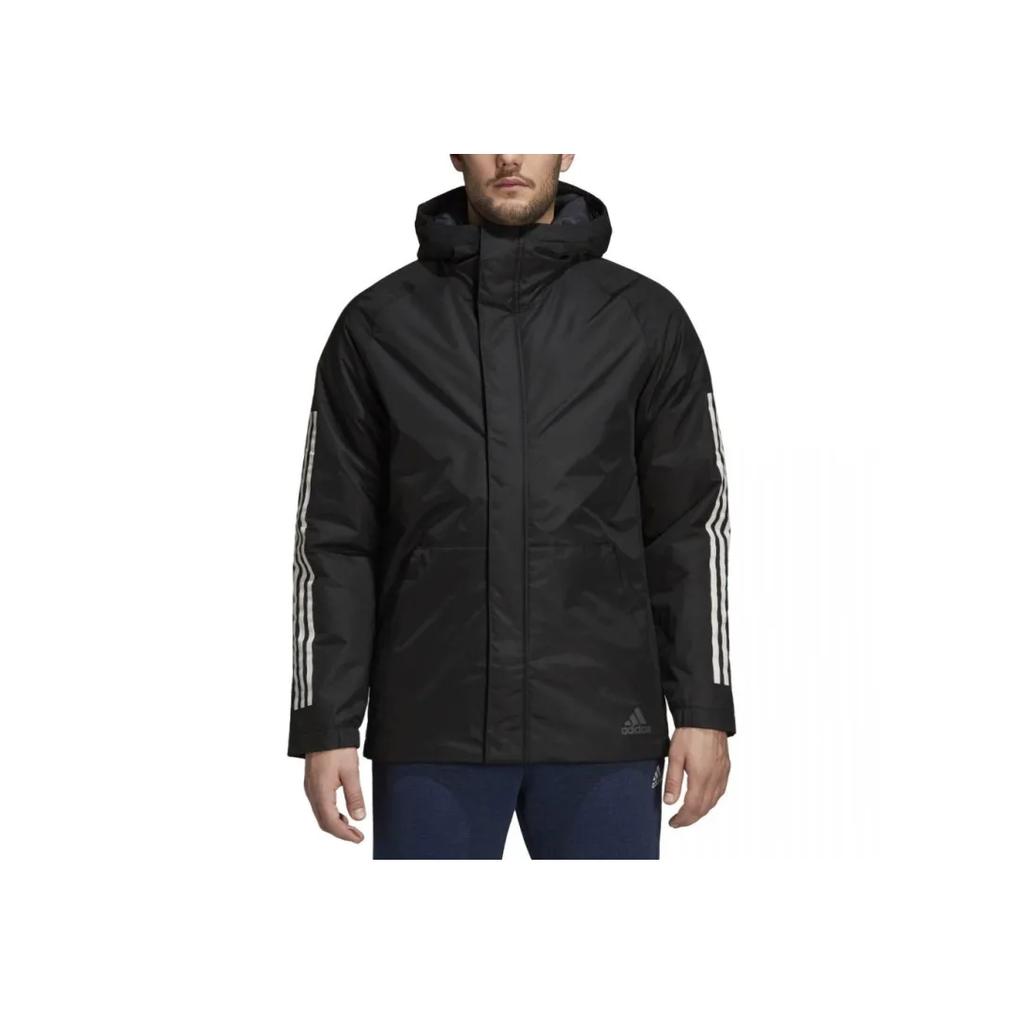 Adidas Xploric 3S Hooded Cotton Jacket Men Outerwear Black CY8624