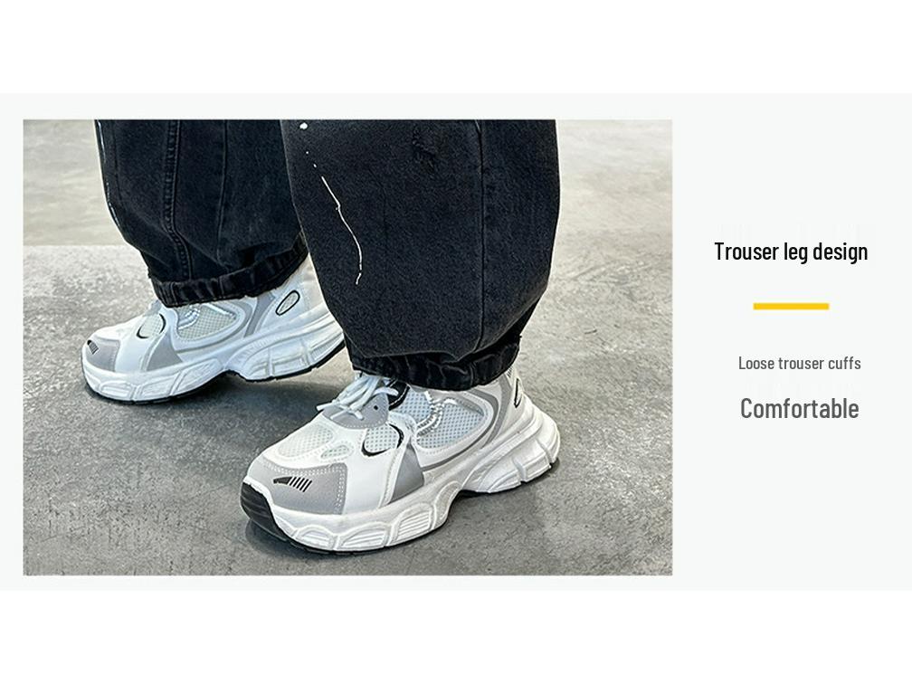 Boys' Black Straight-Leg Jeans - Versatile Spring/Autumn 2025 Style