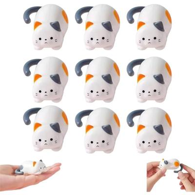 3Packs Clockwork Kitten Movable Toy Ornaments,Windup Kitten Stress Relief Toy, Rolling Cat Toy, Cat Wind Up Interactive Toys