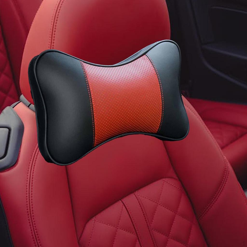 2 Pieces Car Neck Pillow Headrest Automotive Accessories Easy to Install Soft