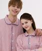 [Dossy] [2SET] Silk-Fit Peony Long Sleeve Couple Pajama Set [Shipped from Korea] 100% Authentic