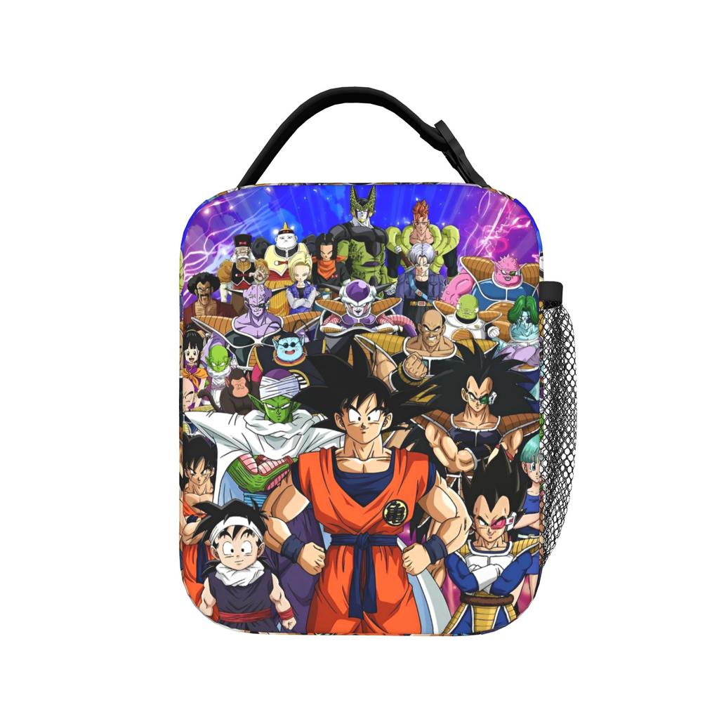 Goku Plus Shenron Borsa Termica per Pranzo Borsa Frigo Riutilizzabile, Contenitore per Pranzo Kakarot DBZ Borsa Spaziosa Porta Pranzo Borsa per Cibo Lavoro Gite