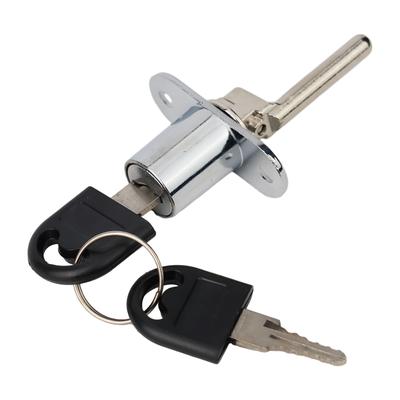Garagen- und Schrankschlösser mit Schlüsseln, verchromte Zinklegierung für sicheres Verschließen von Holzschubladen und Aluminiumtüren