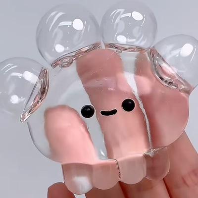 Transparent Squishy Bubble Pop Jellyfish Stress Ball Octopus Popper Stress Relief Sensory Fidget Toy Mochi ASMR Fun Party Gift