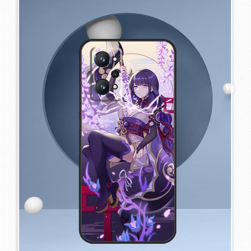 

Raiden Shogun Genshin Impact For Realme C55 C33 C30 C21Y 10 Pro Plus GT Neo 5 3 3T Case For OnePlus 11 10 Pro Nord 2 2T Realme GT Neo 3T
