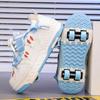 Boys Four -wheel Sports Boots Wheel Skate Shoes Sports Shoes Shoes with Wheels for Girls