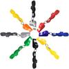 De Rui En ABS Sports & Survival Whistles 10-Pack