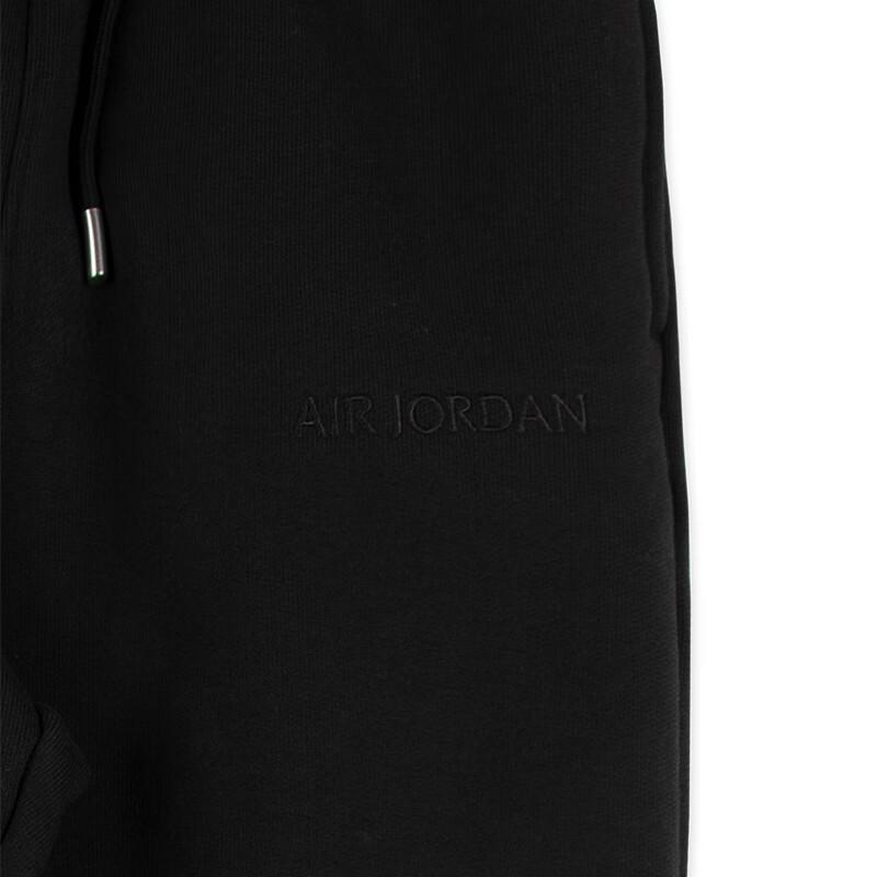 Jordan Wordmark Logo Embroidered Knit Joggers Men Bottoms Black FJ0697-010