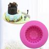 Round Tire Shape Silicone Mold Fondant Cake Decorating Tools 3D Car Wheels Chocolate Molds LS