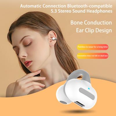 M-S8 Sports Headphones Bone Conduction Ear Clip Life Waterproof Bluetooth-compatible 5.3 HiFi Sound Wireless Headphones Home Supply