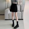 2024 Women's Black High-Waist Bodycon A-Line Short Skirt - Spring/Summer Collection