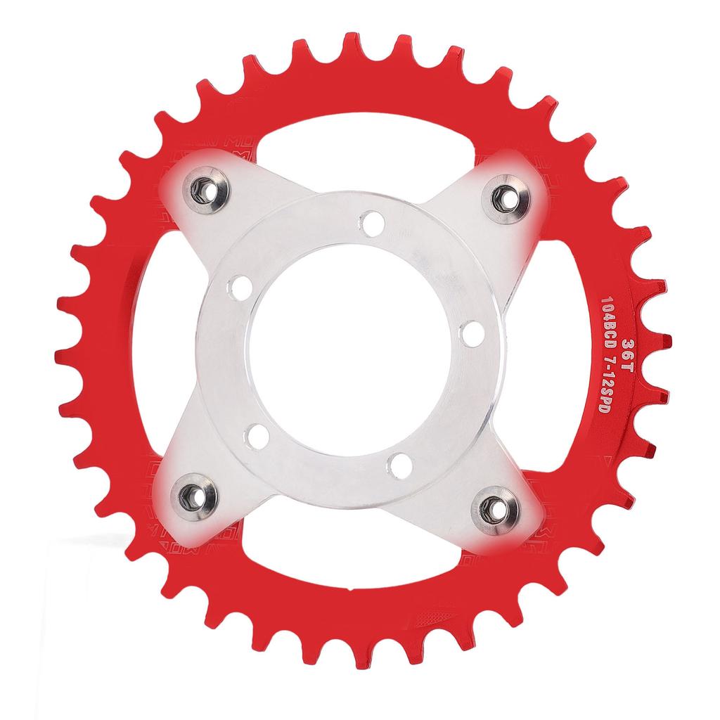 Motor Bike Gear Adapter Mid Drive Chainring Spider Chain Conversion Kit for Bafang BBS01 BBS02 36T