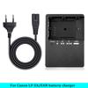LC-E6E LC-E6 Charger For Canon LP-E6 LP-E6N LP-E6NH Battery EOS 70D 60D 5D Mark III 5D Mark IV 5DSR 6D MARK II 60D 80D 7D  R5 R6