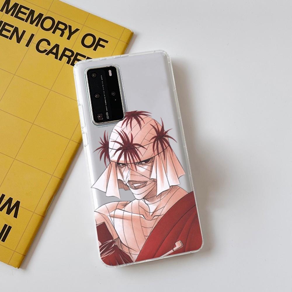 Rurouni Kenshin Anime Phone Case for Samsung S10 20 22 23 A10 40 for Xiaomi10 Note10 for Huawei P50 20 Honor60 70