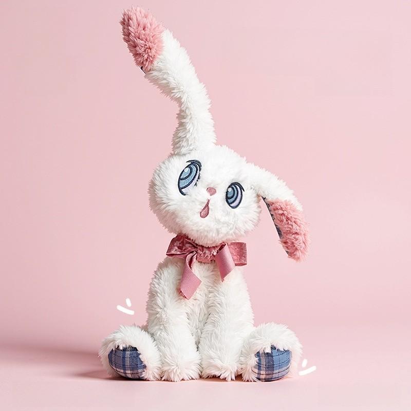 

Cute Cat Plush Toy With Polyester Fiber Filling For Kids And Girls Sleep Decor Rabbit Bag