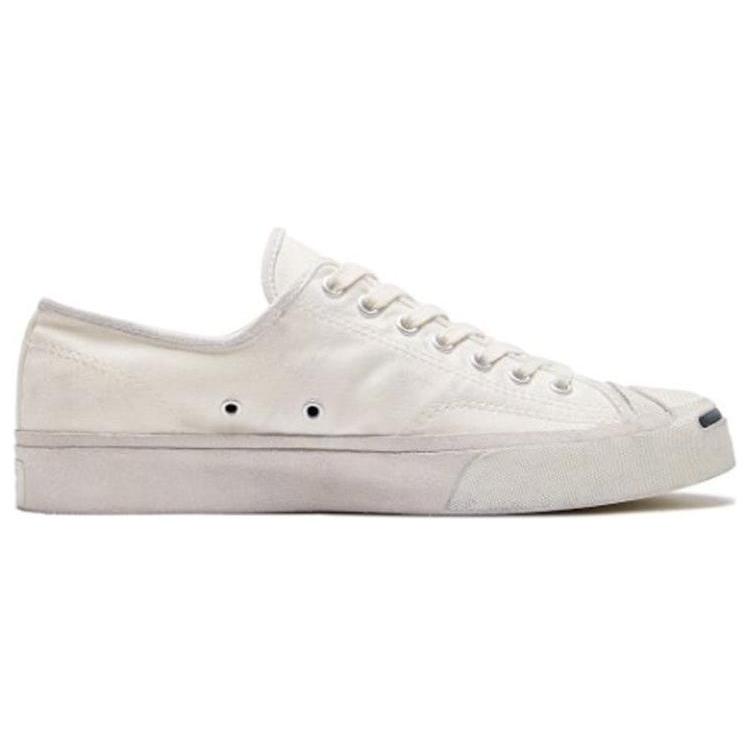 Converse Jack Purcell Lightweight Low top Canvas Shoes Unisex Pure White 164103c