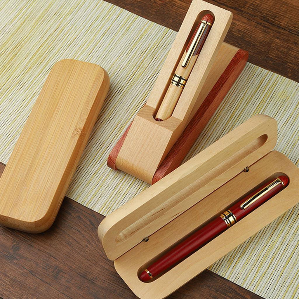 Signature Pen Fountain Pen Smooth Writing Pen Bamboo Pen Practical Metal Ballpoint Pen Business Pen School Supplies