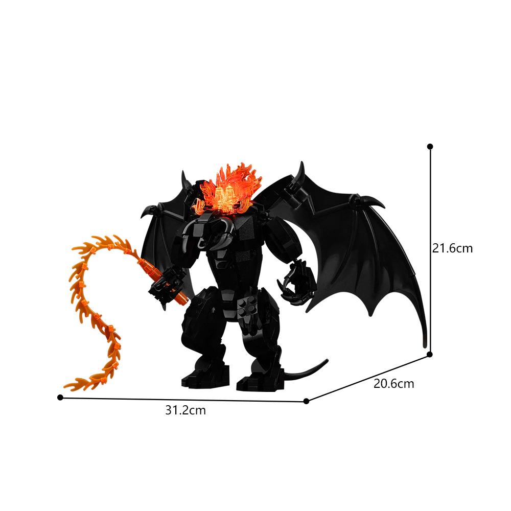 MOC Lordes Ring Balrogs,Treebeard Monster Building Block Set Humanoid Demons Dark Tower Model Toys Children Gifts