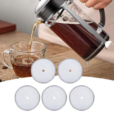 Stainless Steel Coffee Filter for 600ml French Press Coffee Pot Mesh Filter Accessory Coffee Filter Coffee Filtering Mesh