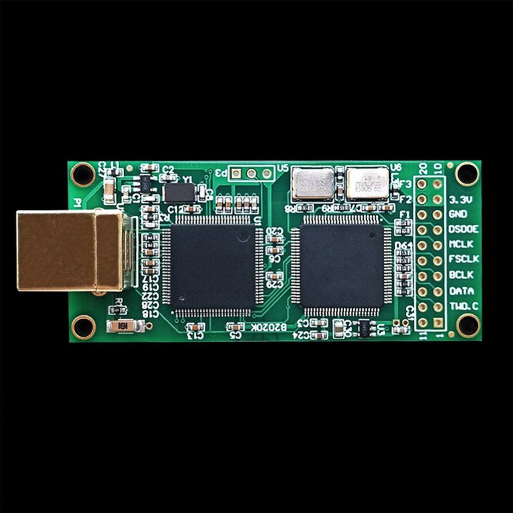 Amanero Combo384 Module DSD512/PCM384 32Bit for AK4497 ES9038 AK4493 Decoders (Standard Crystal)