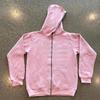 Men's Solid Color Full Zip Hoodie Sweatshirt