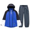 Unisex Winter Ski Suit: Windproof, Water-Repellent Jacket and Pants for Outdoor Snowboarding and Skiing.