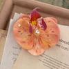 Cloth Flower Hair Clip Butterfly Orchid Girl Hair Clip Sweet Orchid Flower Hairpin  Women
